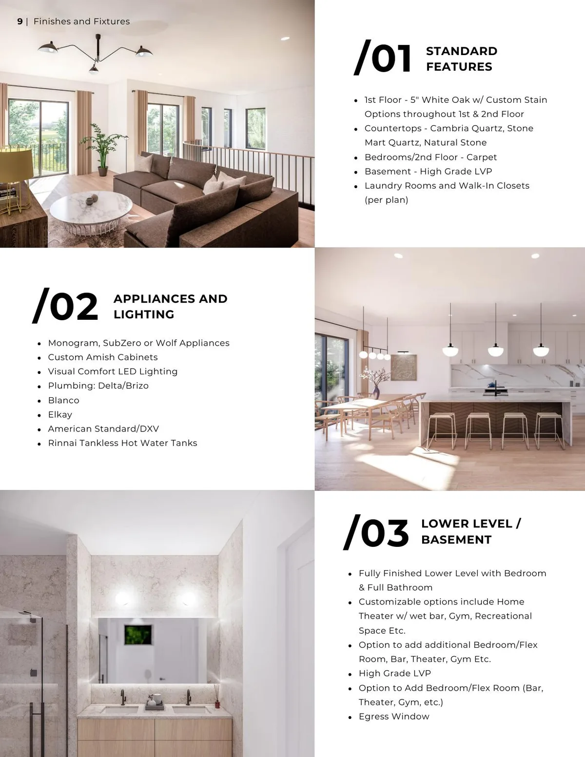 Finish sheets