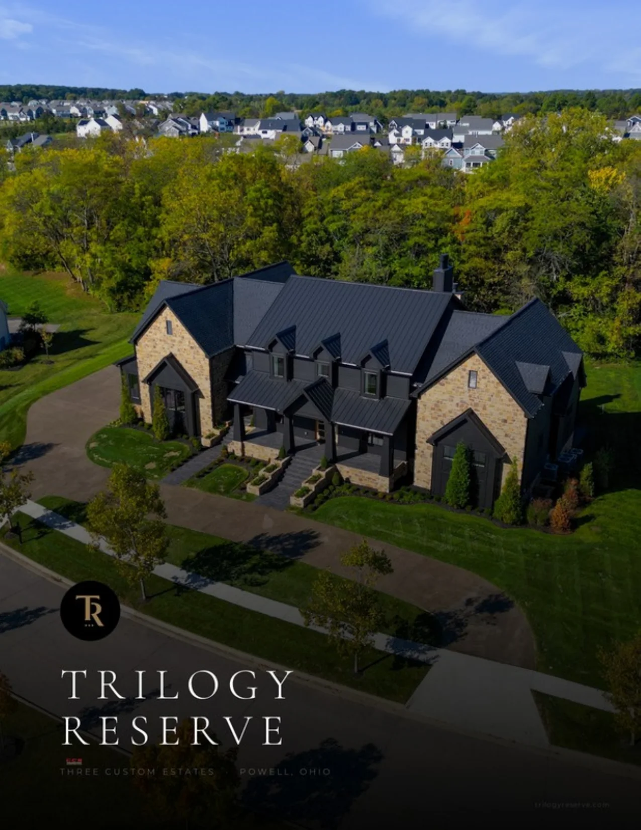 Print launch brochure for Trilogy Reserve · Powell, OH